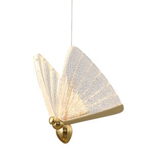BUTTERFLY design lámpa - arany