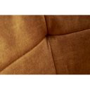 EUPHORIA modern bársony forgószék - okker