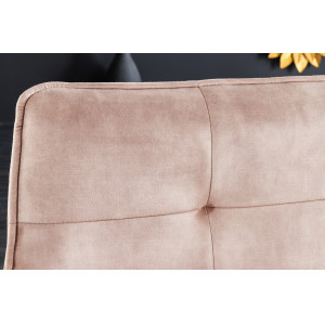 EUPHORIA modern bársony ülőpad - 160cm - beige