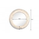 FOLIUM design tükör - 75cm