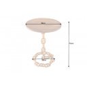 CHAIN design mangófa lerakóasztal - 55cm