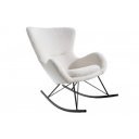 SWING design hintaszék - fehér bouclé