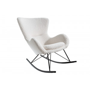 SWING design hintaszék - fehér bouclé