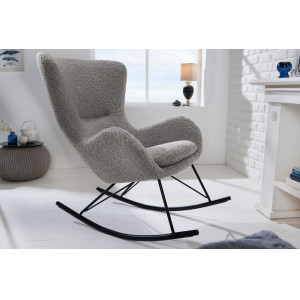 SWING design hintaszék - szürke bouclé