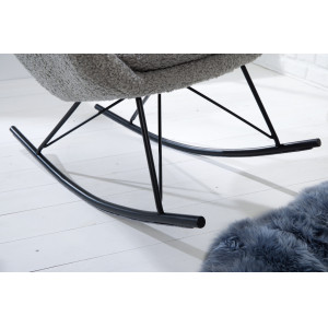 SWING design hintaszék - szürke bouclé