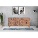 KANT exkluzív rózsafa komód - 145cm