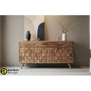 KANT exkluzív rózsafa komód - 132cm BIZZOTTO