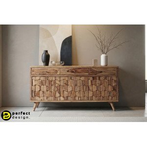 KANT exkluzív rózsafa komód - 132cm BIZZOTTO