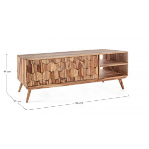 KANT exkluzív rózsafa TV -szekrény - 145cm