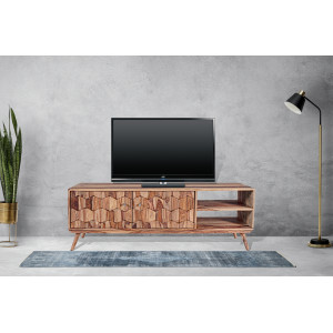 KANT exkluzív rózsafa TV -szekrény - 145cm BIZZOTTO