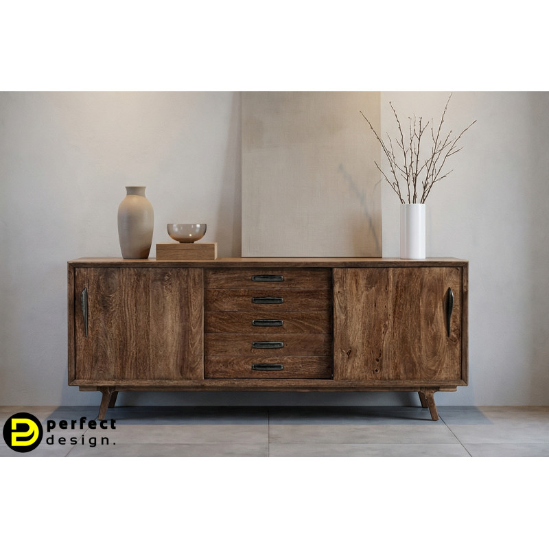 SHERMAN különleges mangófa komód - 200cm