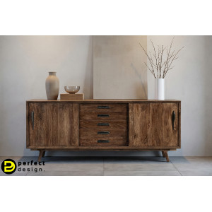 SHERMAN különleges mangófa komód - 200cm BIZZOTTO