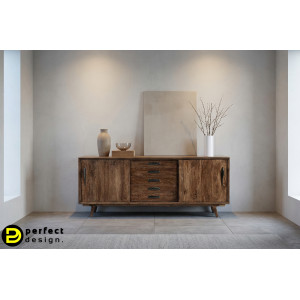 SHERMAN különleges mangófa komód - 200cm