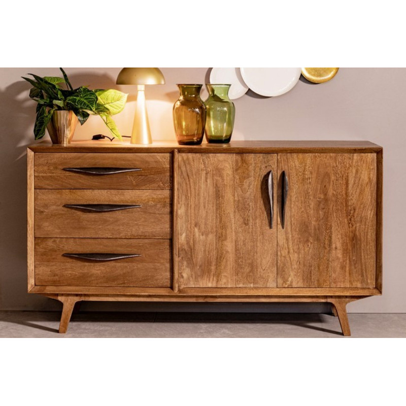 SHERMAN különleges mangófa komód - 152cm