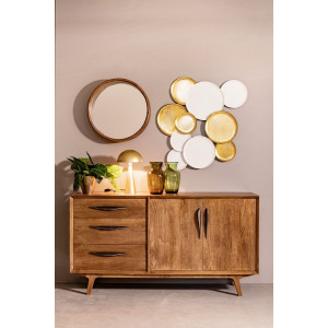 SHERMAN különleges mangófa komód - 152cm