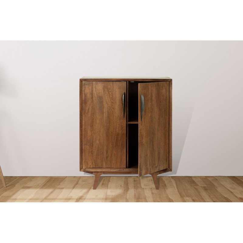 SHERMAN különleges mangófa bárszekrény - 90cm