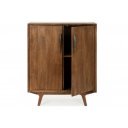 SHERMAN különleges mangófa bárszekrény - 90cm