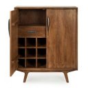 SHERMAN különleges mangófa bárszekrény - 90cm