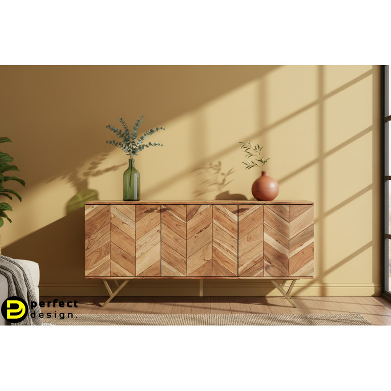 CLASS modern akác komód - 160cm