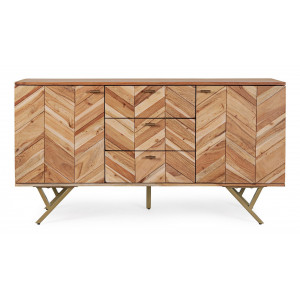 CLASS modern akác komód - 140cm