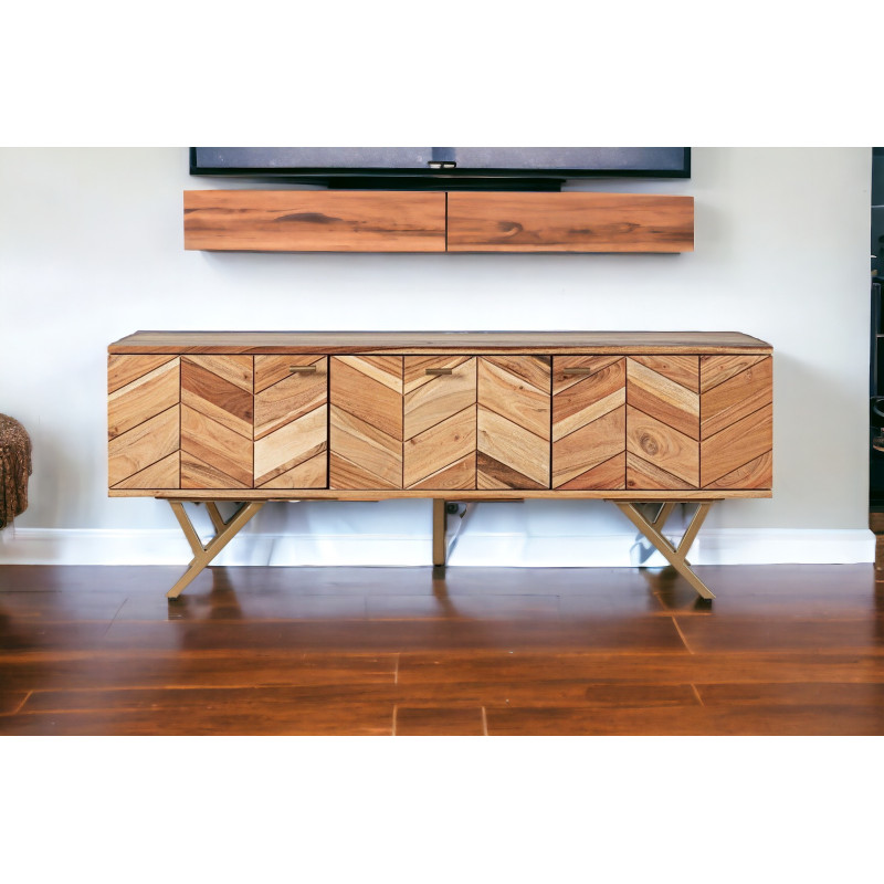 CLASS modern akác komód - 130cm