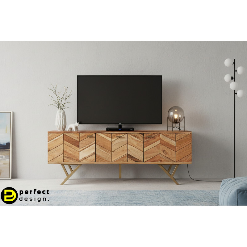 CLASS modern akác TV-szekrény - 130cm