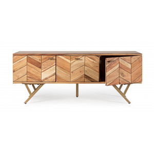 CLASS modern akác komód - 130cm