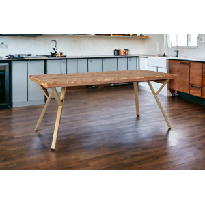 CLASS modern akác étkezőasztal - 180/220cm BIZZOTTO