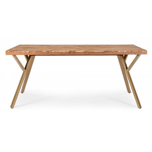 CLASS modern akác étkezőasztal - 180/220cm