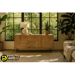 DARSEY design mangófa komód - 184cm BIZZOTTO