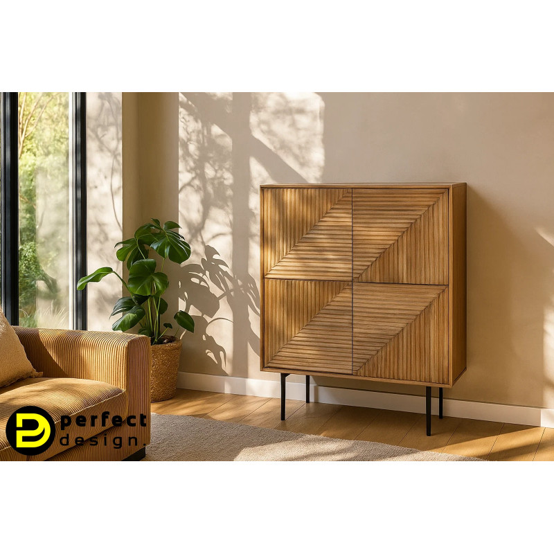 DARSEY design mangófa szekrény  - 110cm