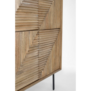 DARSEY design mangófa szekrény  - 110cm