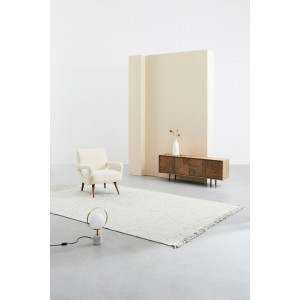 DARSEY design mangófa TV-szekrény - 140cm