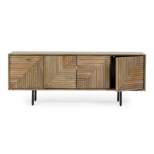 DARSEY design mangófa TV-szekrény - 140cm