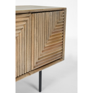 DARSEY design mangófa TV-szekrény - 140cm
