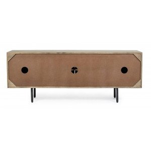 DARSEY design mangófa TV-szekrény - 140cm