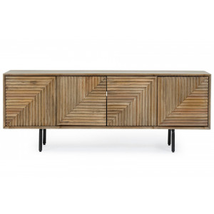 DARSEY design mangófa TV-szekrény - 140cm