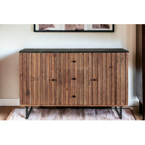 NORFOLK modern akác komód - 120cm BIZZOTTO