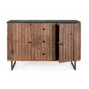 NORFOLK modern akác komód - 120cm