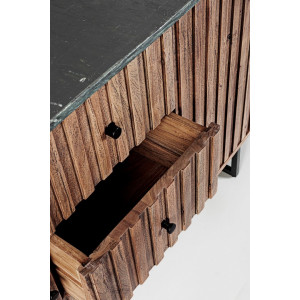 NORFOLK modern akác komód - 120cm