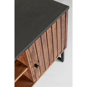 NORFOLK modern akác TV-szekrény - 130cm