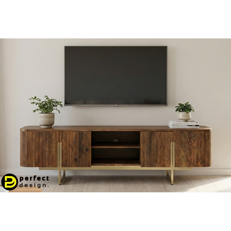 VILENDAS exkluzív mangófa TV-szekrény - 180cm