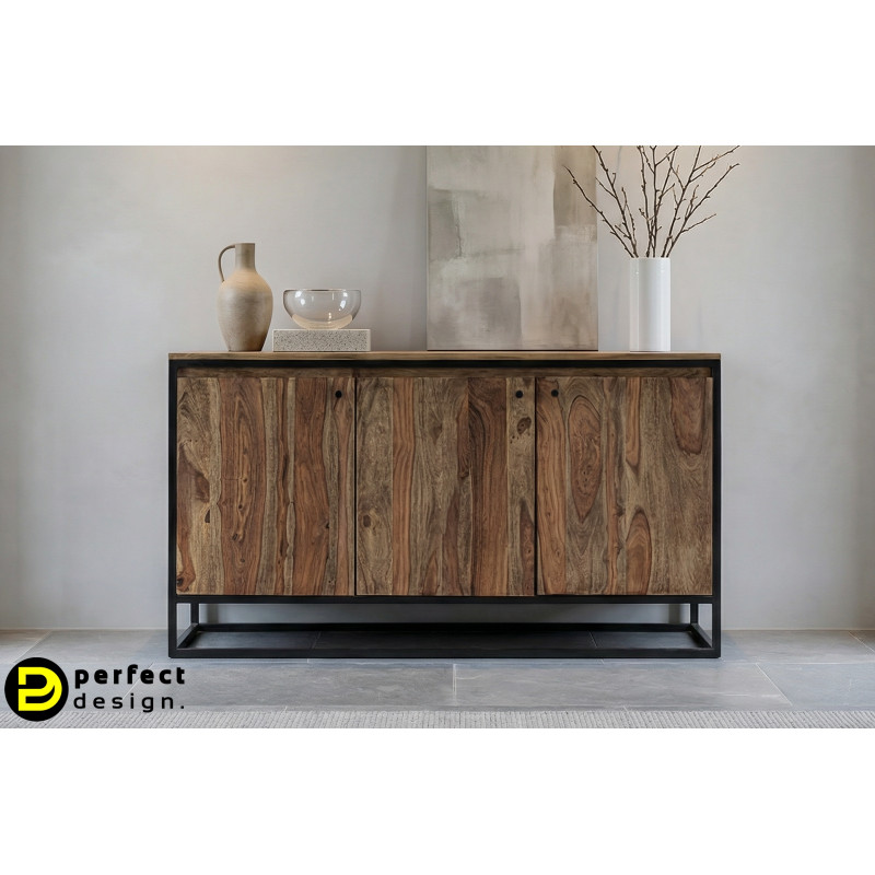 NARTAN modern rózsafa komód - 132cm