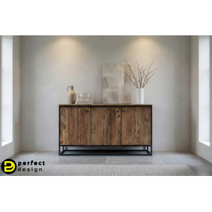 NARTAN modern rózsafa komód - 132cm