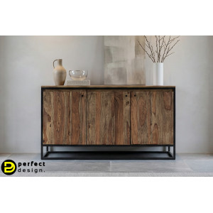 NARTAN modern rózsafa komód - 132cm BIZZOTTO