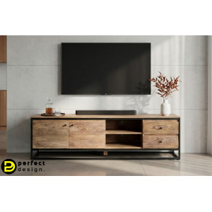 NARTAN rózsafa modern TV állvány - 175cm BIZZOTTO