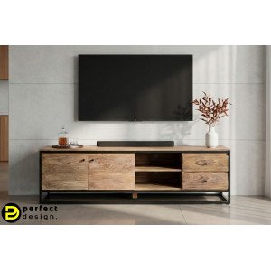 NARTAN rózsafa modern TV állvány - 175cm BIZZOTTO