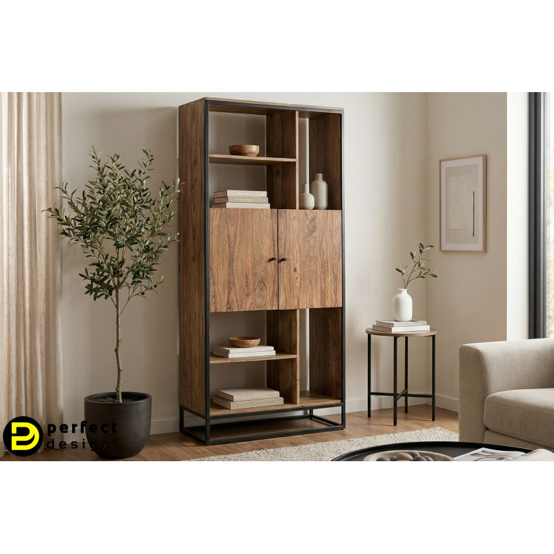 NARTAN modern rózsafa polc - 194cm