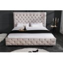 PARIS modern ágykeret- 180x200cm - pezsgő bársony