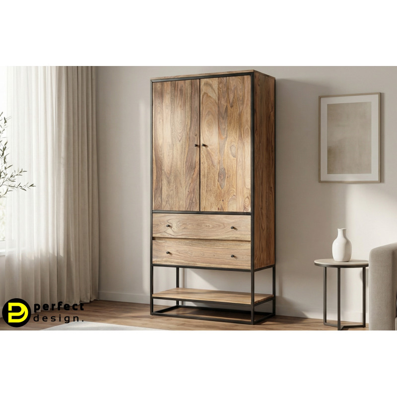 NARTAN modern rózsafa tálalószekrény - 190cm